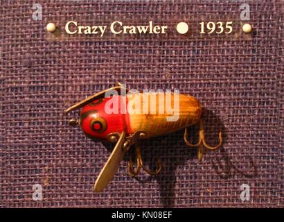 JGI-1935 Crazy Crawler Lure, displayed Kansas City, MO, USA Stock Photo -  Alamy