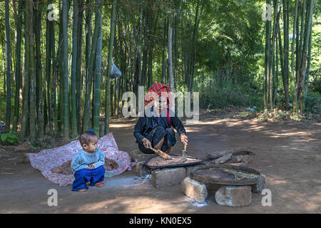 rural life in Indein, Inle Lake, Myanmar, Asia