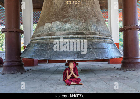 Mingun Bell, Mandalay, Myanmar, Asia Stock Photo