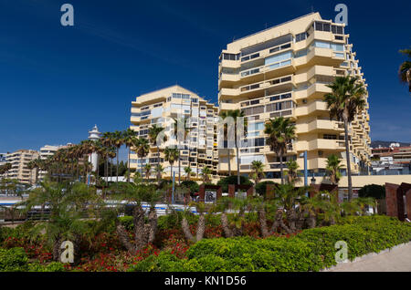 Apartments along Av. Duque de ahumada, Marbella, Spain Stock Photo