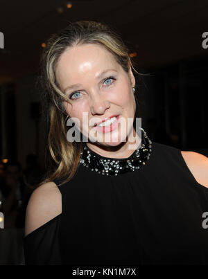 The actress Ann-Kathrin Kramer smiles at the traditional Advent meal of the ARD at the
