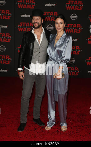 LOS ANGELES, CA - DECEMBER 9: Guests, at Premiere Of Disney Pictures And Lucasfilm's 'Star Wars: The Last Jedi' at Shrine Auditorium in Los Angeles, California on December 9, 2017. Credit: Faye Sadou/MediaPunch Stock Photo