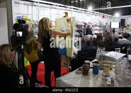 Rome, Italy. 09th Dec, 2017. The Small to Medium Sized Book Publishers Fair 'Più libri più liberi' held for the first time at the Nuvola di Fuksas Cloud state of the art Convention Centre in the EUR district of Rome Italy ©Gari Wyn Williams/Alamy Live News Credit: Gari Wyn Williams/Alamy Live News Stock Photo