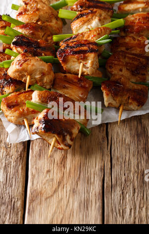 Dakkochi (Korean Grilled Chicken Skewers) - Closet Cooking