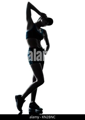 tired runner silhouette