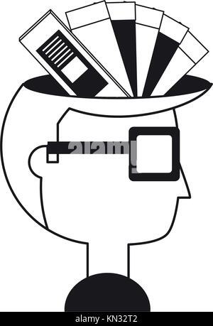 creative process design Stock Vector