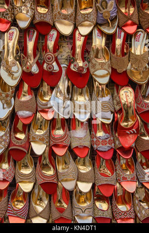 shoes for sale at Durbar Square, Kathmandu, Nepal Stock Photo