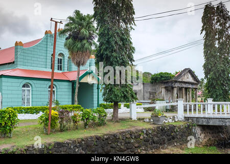 Town Council and Masonic Lodge(ruins), Levuka, Ovalau, Fiji Islands, Western Pacific, South Pacific, World Heritage Site, Old Capital of Fiji Stock Photo
