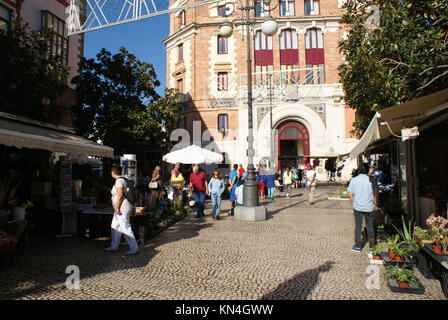 Cadiz flower market, Plaza de las Flores, Plaza Topete, Cadiz, Spain Stock Photo