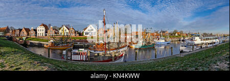 Port, Greetsiel, East Frisia, Lower Saxony, Germany Stock Photo