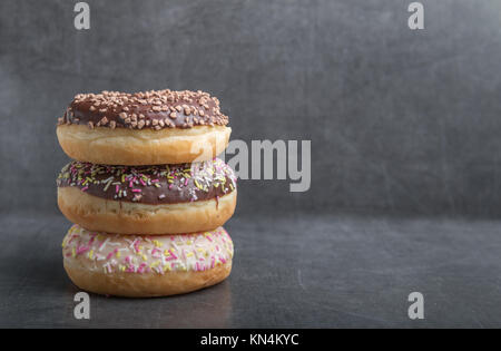 donuts on a table Stock Photo