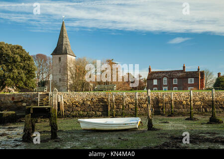 Boats at Bosham, West Sussex, England. Stock Photo