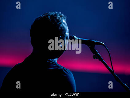 The Stevie Nimmo Trio at The Edinburgh Blues 'N' Rock Festival in The Corn Exchange, Edinburgh 2017 Stock Photo