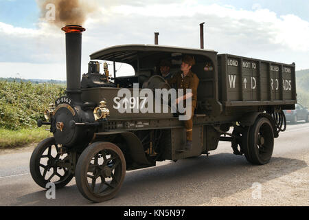 WW 1 Convoy from Bovington Stock Photo