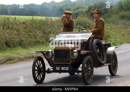 WW 1 Convoy from Bovington Stock Photo