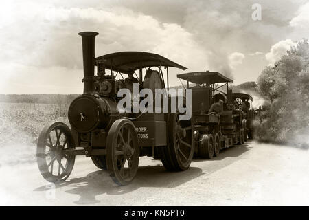 WW 1 Convoy from Bovington Stock Photo