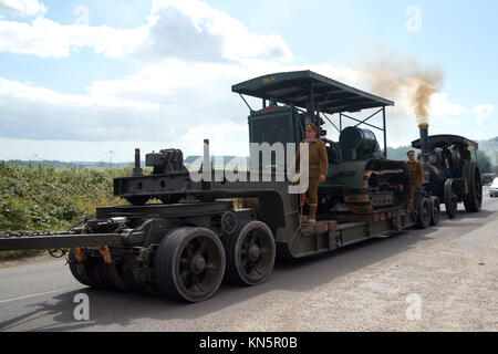 WW 1 Convoy from Bovington Stock Photo