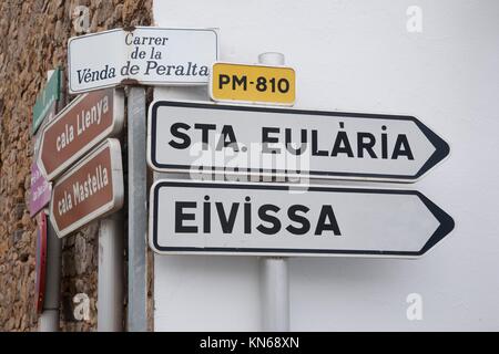 Spanish vs. Catalan - understanding the road signs on Ibiza