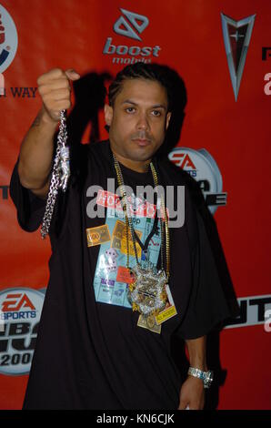 MIAMI - OCTOBER 10: Benzino arrives at the 2004 Source Hip-Hop Music Awards at the James L. Knight Center October 10, 2004 in Miami, Florida.   People:  Benzino Stock Photo