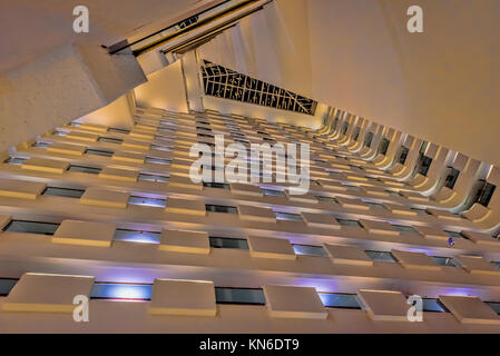 Architectural interior details of a five star hotel Stock Photo