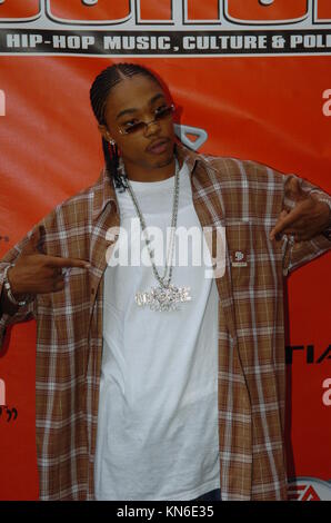 MIAMI - OCTOBER 10: Oowee arrives at the 2004 Source Hip-Hop Music Awards at the James L. Knight Center October 10, 2004 in Miami, Florida.   People:  Oowee Stock Photo