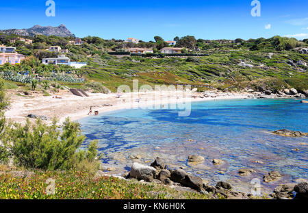 David Beach, Ille Rousse, Corsica Stock Photo