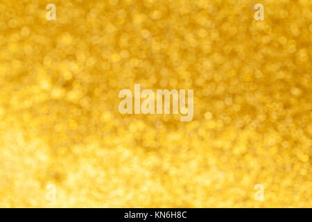 golden sparkles blur, close up Stock Photo