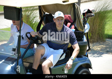 MIAMI BEACH, FL - JUNE 19: Guest attends the 11th Annual Celebrity Golf Tournament during The 11th Annual Irie Weekend on June 19, 2015 in Miami Beach, Florida   People:  Guest Stock Photo