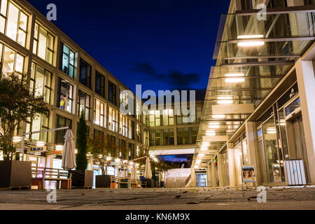 Killesberghoehe Neighborhood Apartment Complex Expensive Modern Architecture Living Area Killesberg Park Stuttgart Germany Silent Night Real Estate De Stock Photo