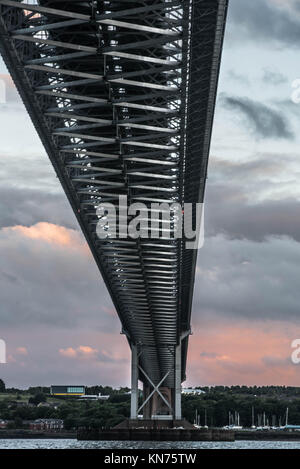 South Queensferry and the Forth bridges 2017 Stock Photo