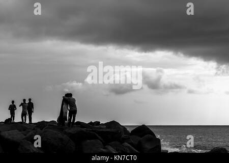 Sea view from Bandra Bandstand Stock Photo