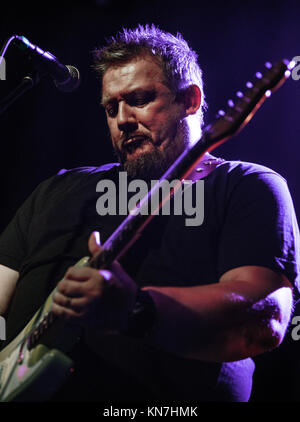 The Stevie Nimmo Trio live at The Edinburgh Blues 'N' Rock Festival in the Corn Exchange 2017 Stock Photo