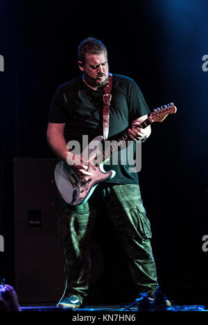 The Stevie Nimmo Trio live at The Edinburgh Blues 'N' Rock Festival in the Corn Exchange 2017 Stock Photo