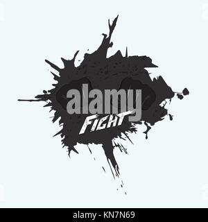 Logo for martial arts Stock Vector