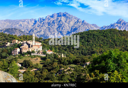 High Mountain Village of Soveria, Haut Corse, Corsica
