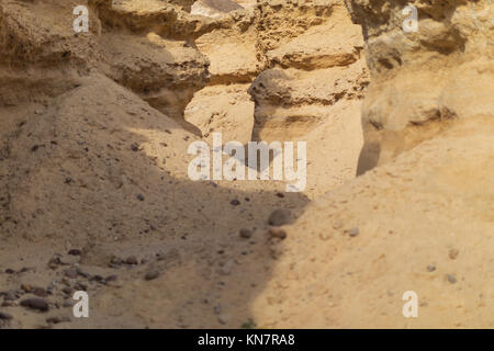 Passage in the middle Canyons, Namibe Desert. Angola. Stock Photo