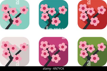 colorful spring flowers vector illustration Stock Vector Image & Art ...