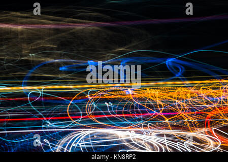 Abstract Image Of Multi Colored Lights. Stock Photo