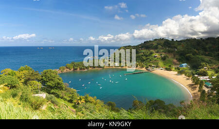 Parlatuvier bay - Caribbean sea - West indies - Antilles - Tobago Stock Photo