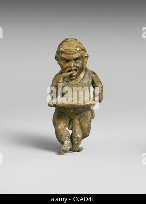 Bronze statuette of a dwarf with silver eyes MET DP245951 Bronze statuette of a dwarf with silver eyes MET DP245951 /246687 Stock Photo
