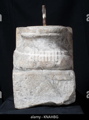 An engaged column base from the MET collection, highlighting classical ...
