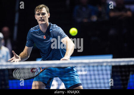 Scottish Tennis player Andy Murray plays doubles as part of 'Andy Murray Live' to raise money for charity.  Featuring: Jamie Murray Where: Glasgow, United Kingdom When: 07 Nov 2017 Credit: Euan Cherry/WENN.com Stock Photo