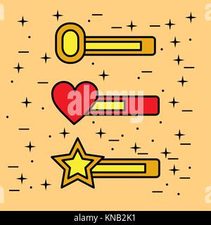 video game bars progress life treasure Stock Vector