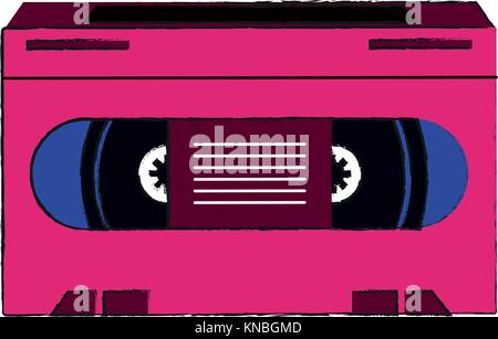 Old VHS media pop art colors Stock Vector Image & Art - Alamy