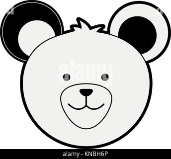 Cute bear cartoon Stock Vector