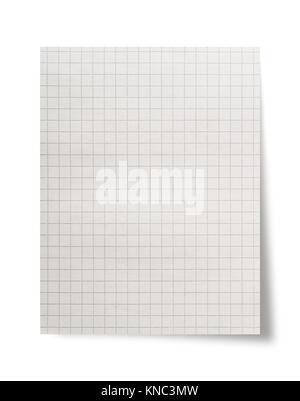 Paper sheet on white background Stock Photo