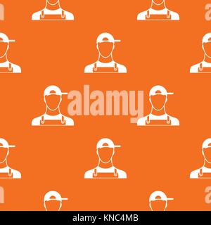 Plumber pattern seamless Stock Vector