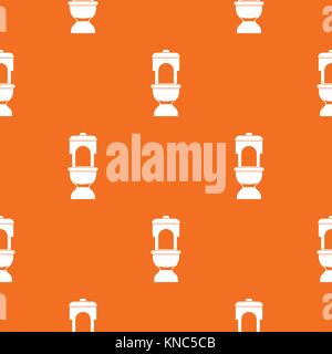 Toilet bowl pattern seamless Stock Vector