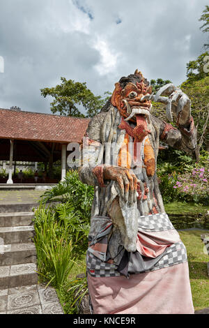 Balinese mythological demon queen Rangda during Barong ritual dance ...