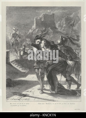 This artwork depicts the moment in Shakespeare's 'Hamlet,' Act 1 Scene ...